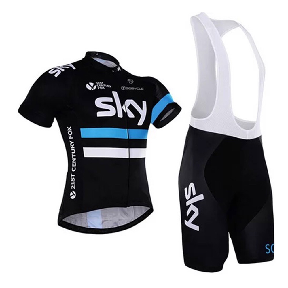 SKY breathable Cycling Suit Short sleeves Padded